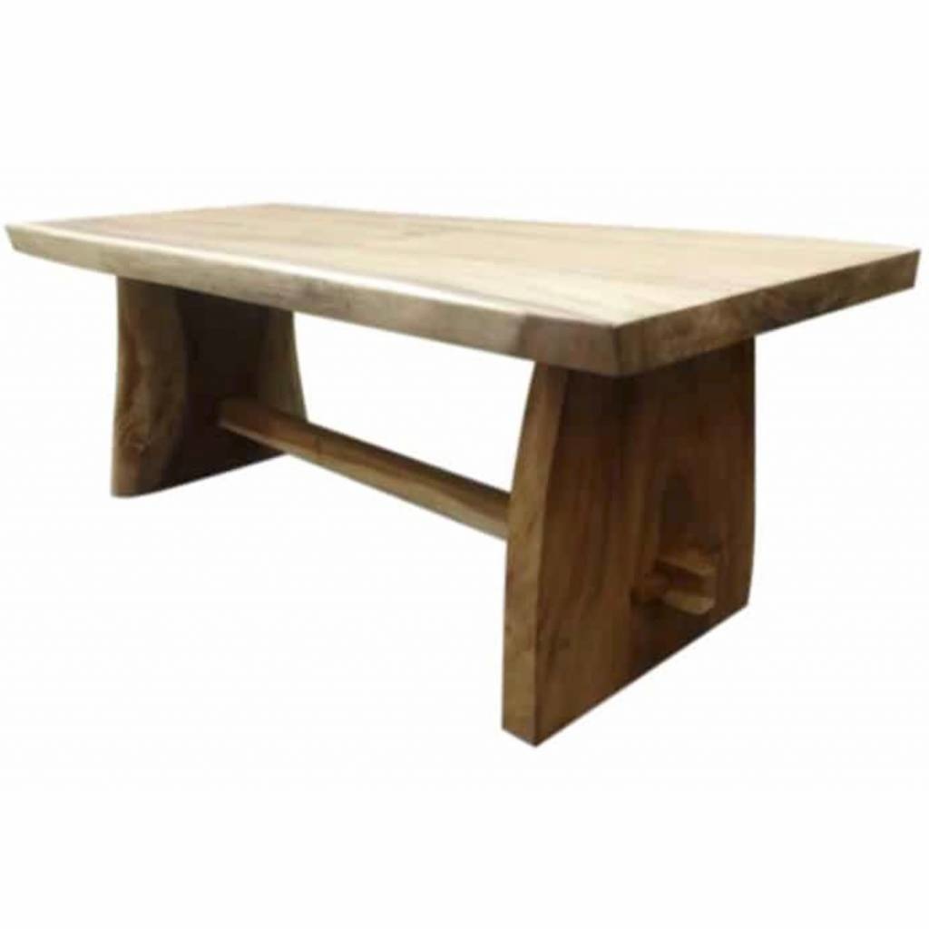 AVH-Collectie Boomstamtafel 200x100xH77,5 cm - bladdikte 8 cm