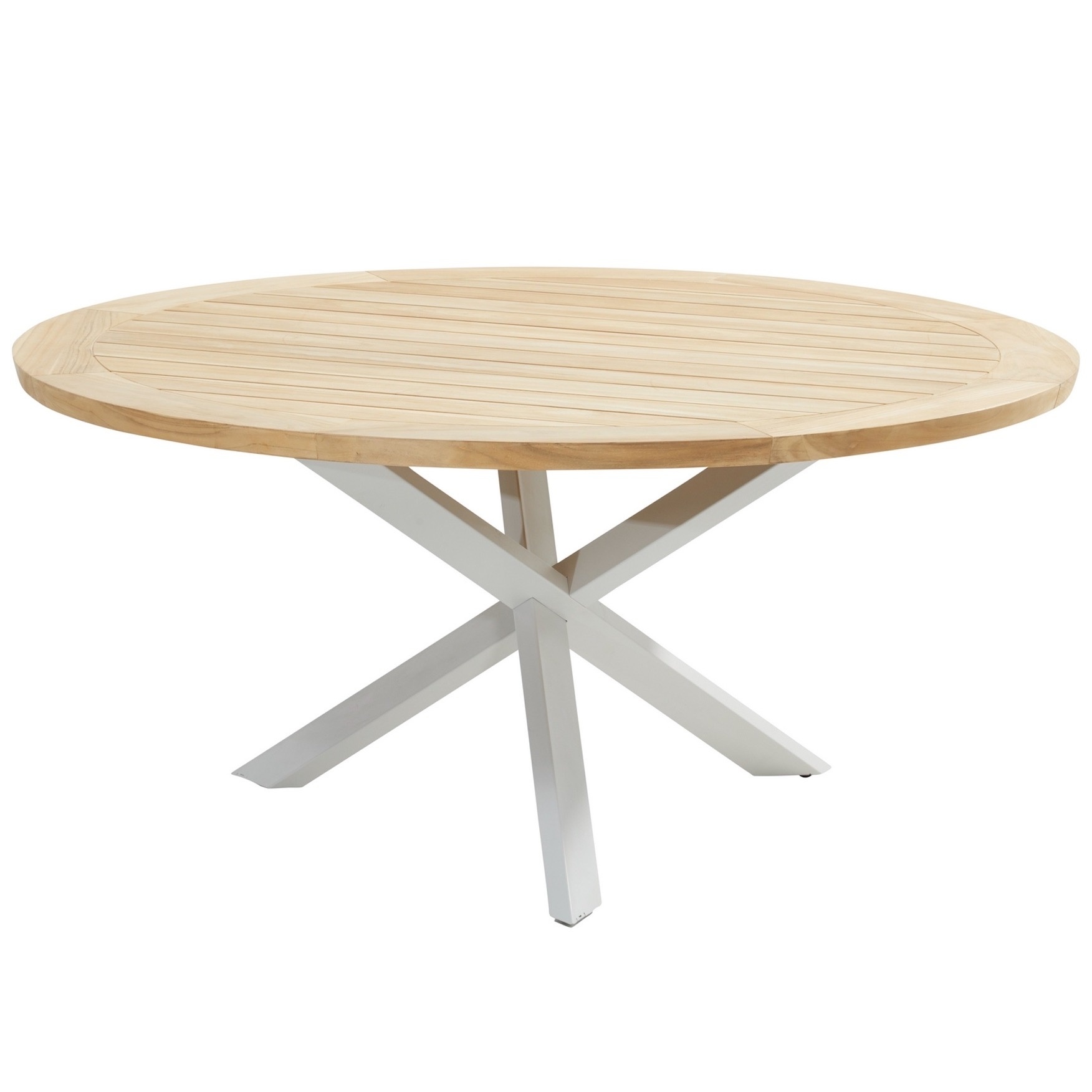 Taste 4SO Prado dining tuintafel 160øx75 cm rond teak frozen 