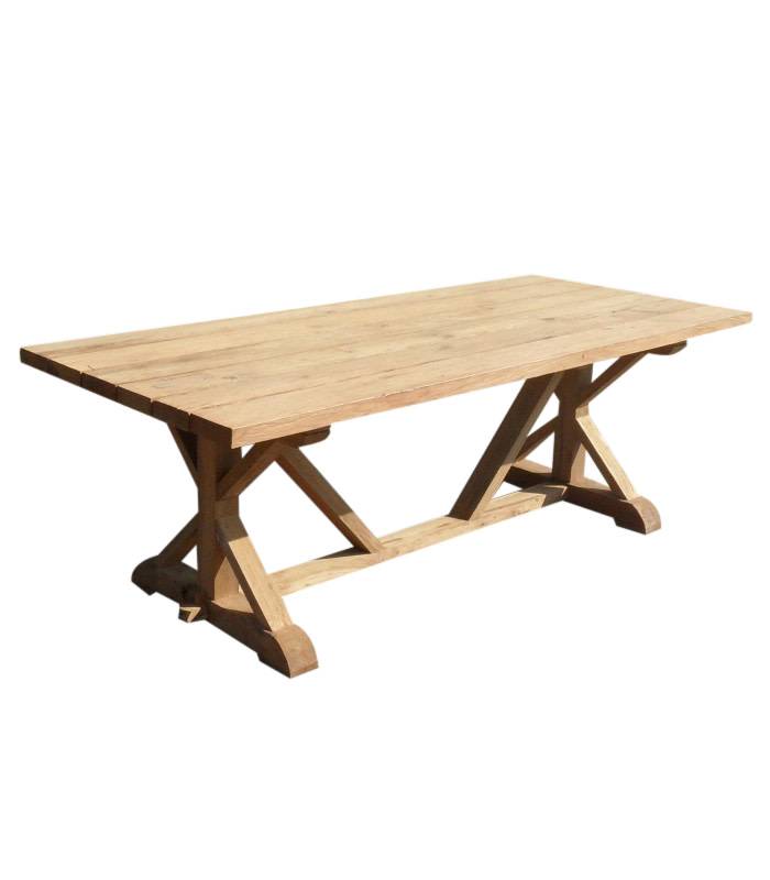 AVH-Collectie Xena dining tuintafel 240x100xH77 cm teak