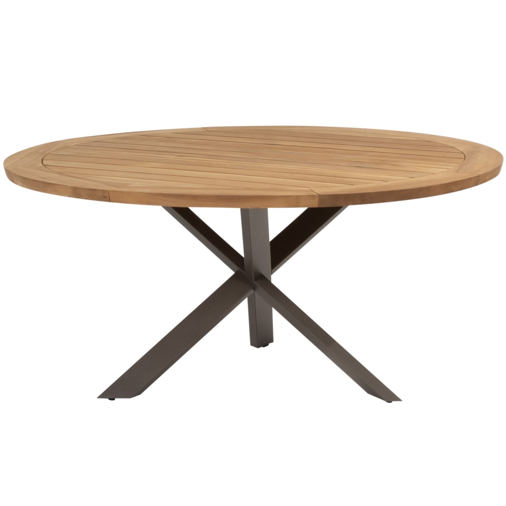 Taste 4SO Prado dining tuintafel 160øx75 cm rond teak terre 