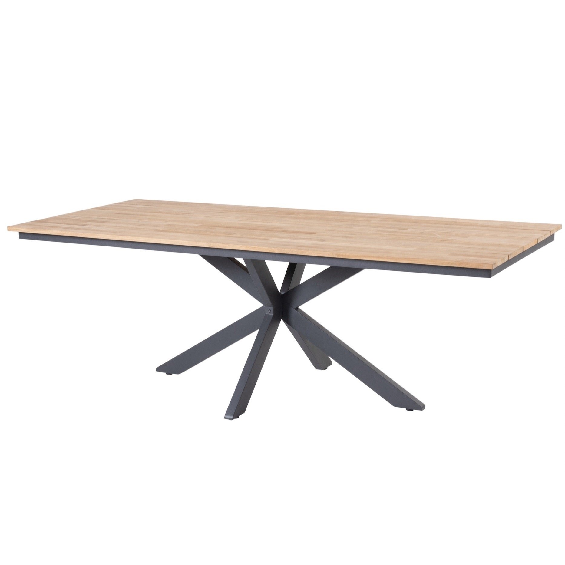 4 Seasons Outdoor Minerva dining tuintafel 220x95xH75 cm teak alu 4 Seasons
