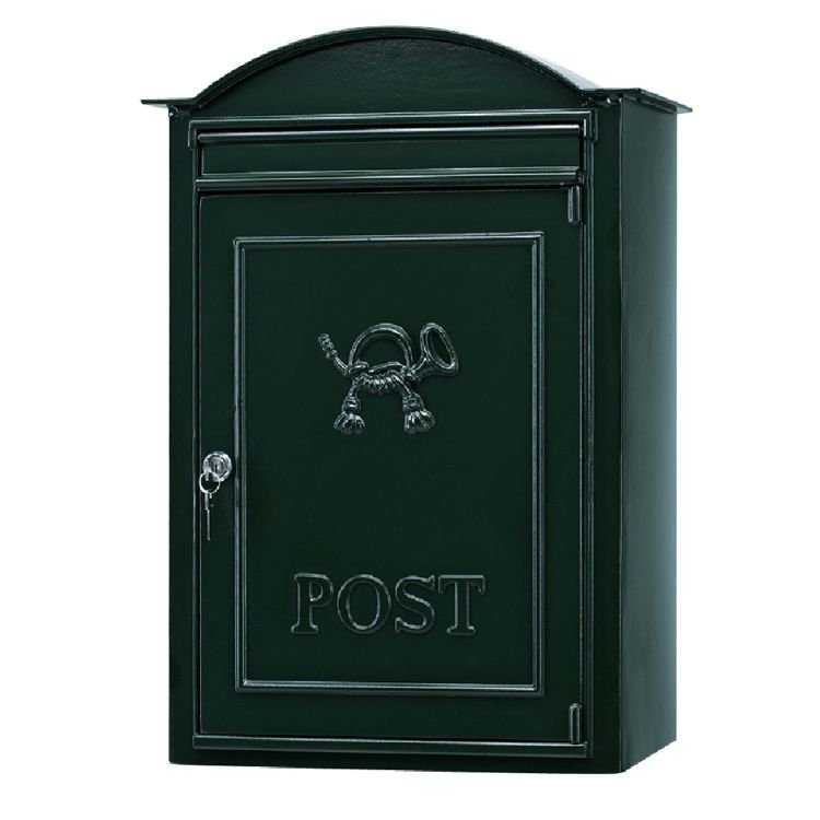 KS Verlichting Nostalgische brievenbusPostbox B20 Max muurbus - zwart - 5324