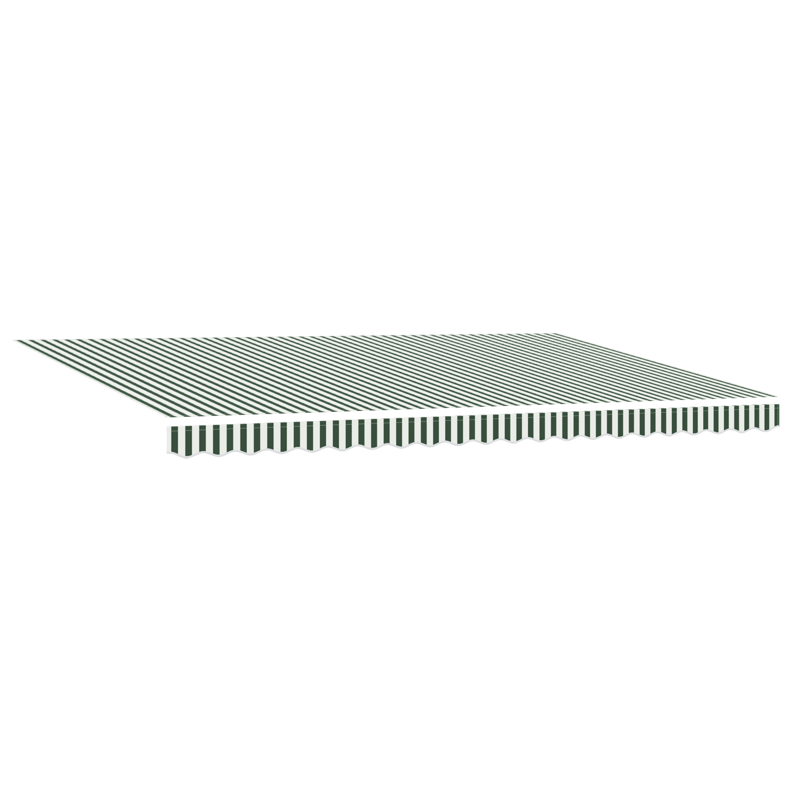 vidaXL Automatische Inklapbare Luifel met LED Groen en Wit 500x300 cm