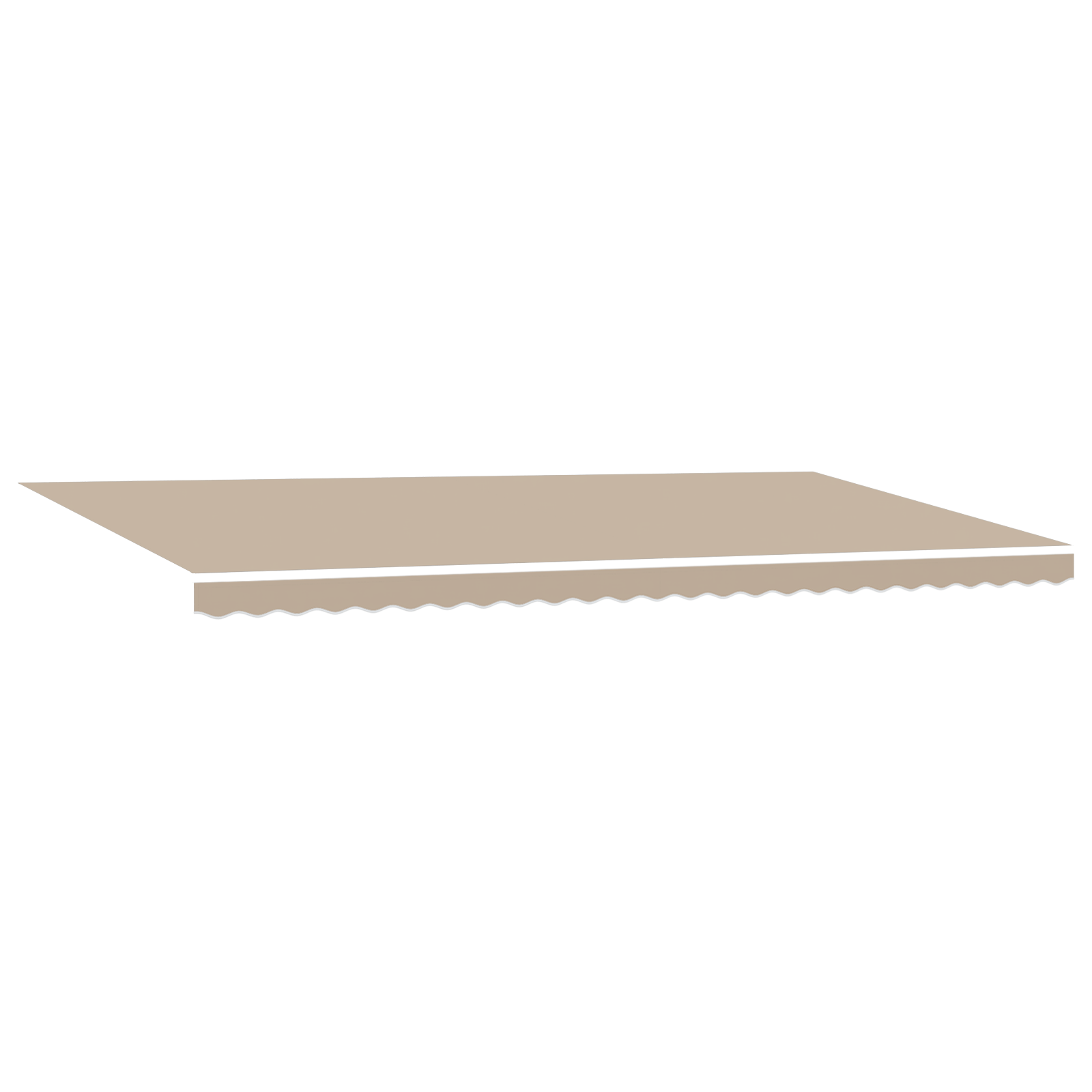 vidaXL Automatische Inklapbare Luifel met LED Beige 600x300 cm