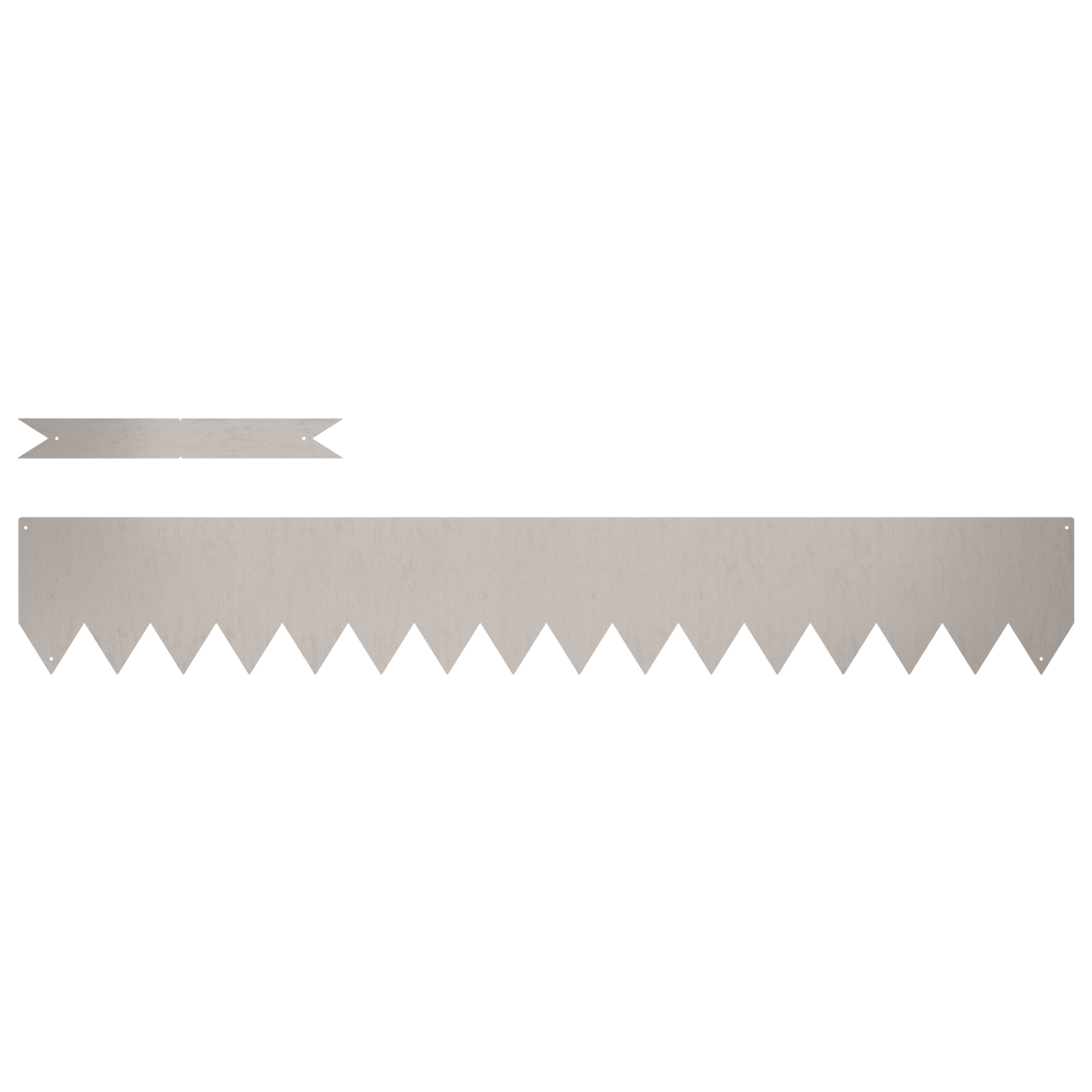 vidaXL Grasafscheidingen 30 stuks 100x0.5x15 cm Verweerd Staal