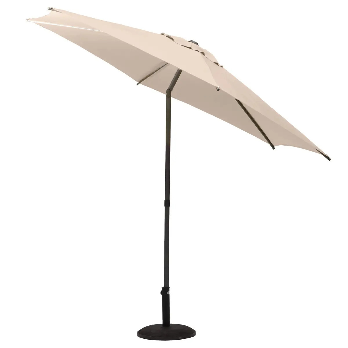 Hesperide Hespiride tuin Parasol Soya - lichtbeige - D270 x H220 cm - Steel mm -