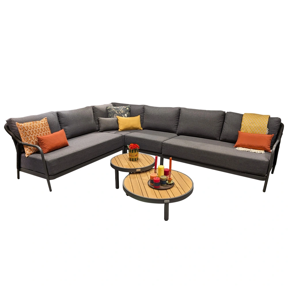 Trestino Dune Hoek Loungeset 6 dlg Antraciet - 