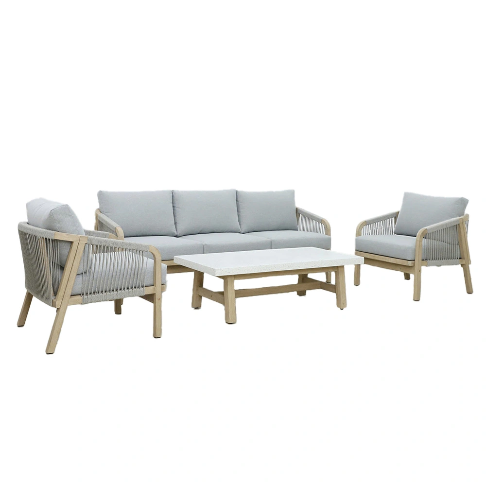 Buitengewoon de boet Ashen Sofa Loungeset 5p - 