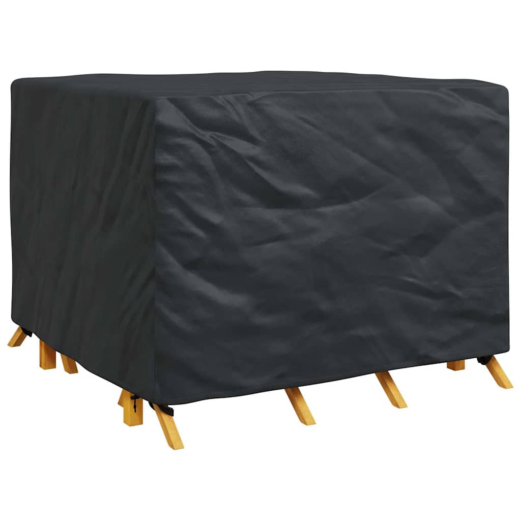 vidaXL Buitenmeubelhoes Zwart 125 x 125 x 74 cm 420D stof