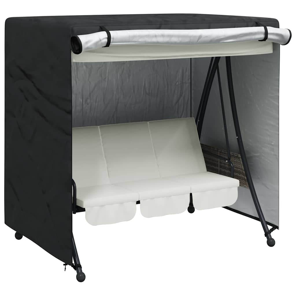 vidaXL Buitenmeubelhoes Zwart 175 x 125 x 160 cm 210D stof