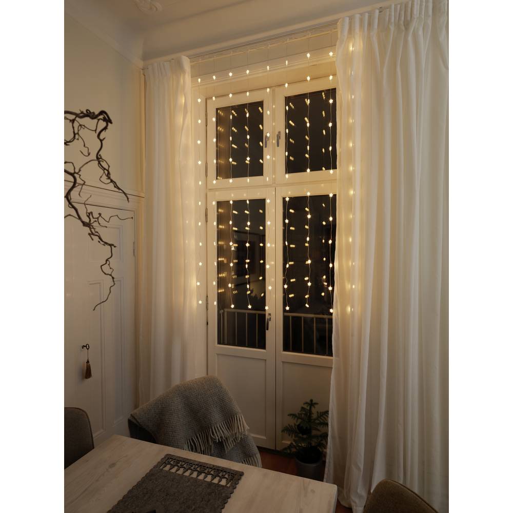 Konstsmide LED-gordijn Binnen 5 V 120 LED (l x b x h) 4.35 m x 135 cm x 180 cm