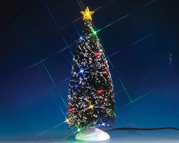 Lemax Evergreen Tree With 24 Multi Lights