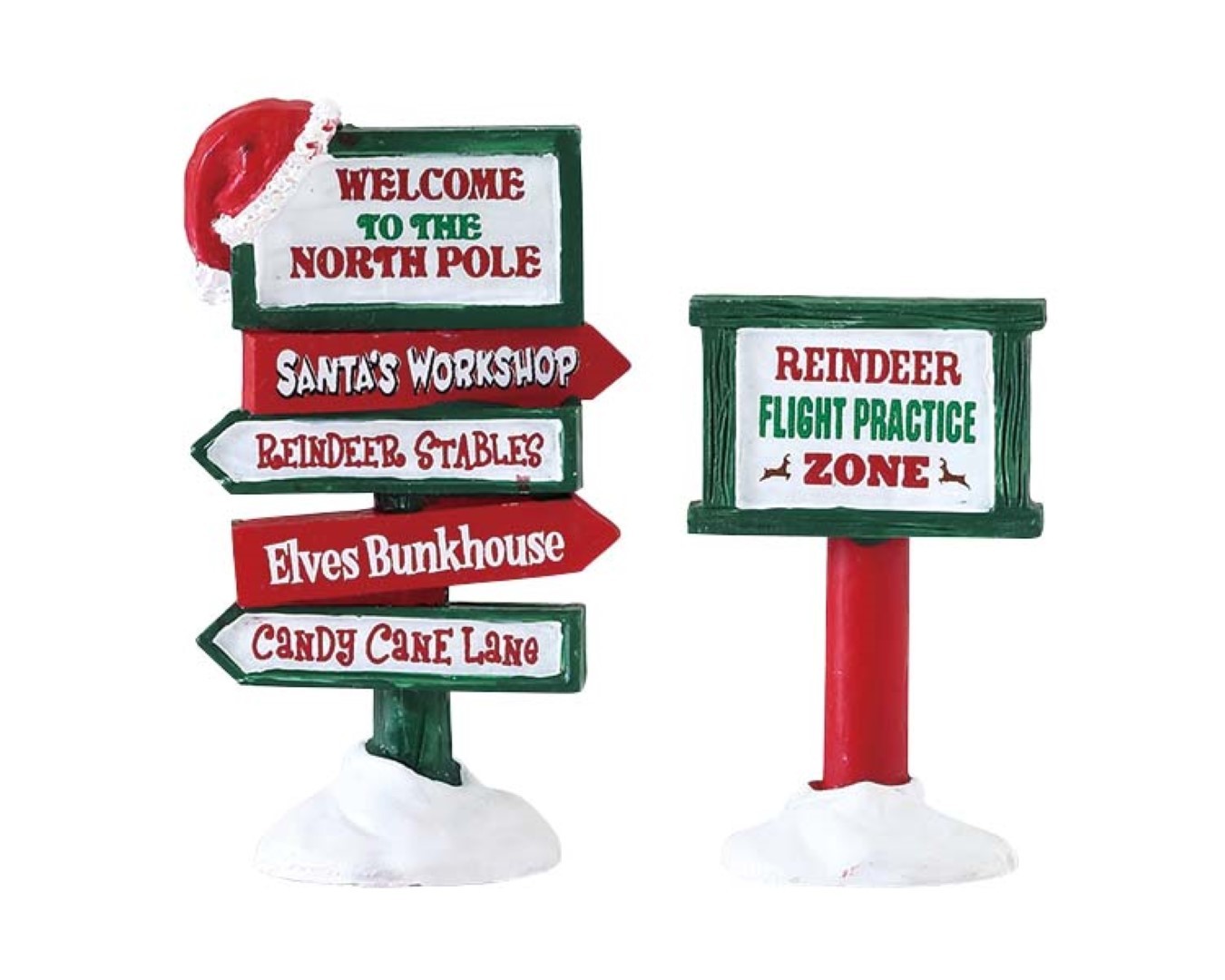 Lemax North pole signs set of 2 - 