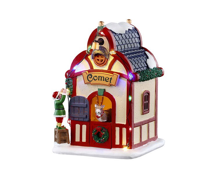 Lemax Kerstdorpminiatuur Comet's Den 13x14x18 cm - 