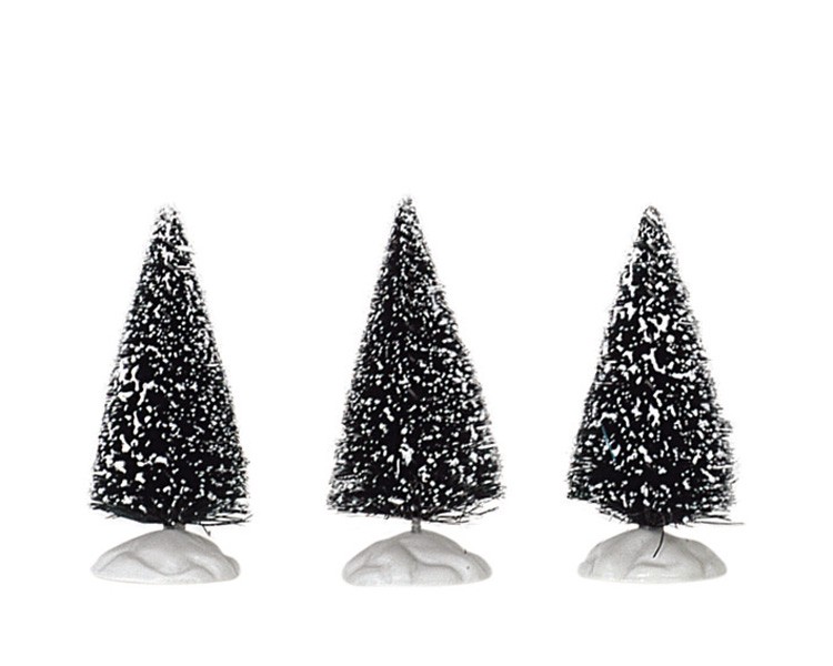 Lemax Bristle tree, set of 3, mini - 