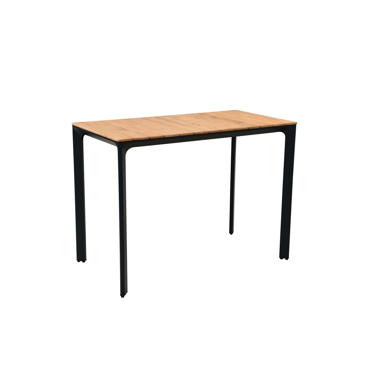 Central Park Bartafel Lorenzo - Aluminium/teak - 4 Personen - 130x70x95cm
