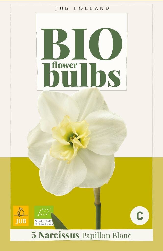 Bio narcis papillon blanc 5bollen
