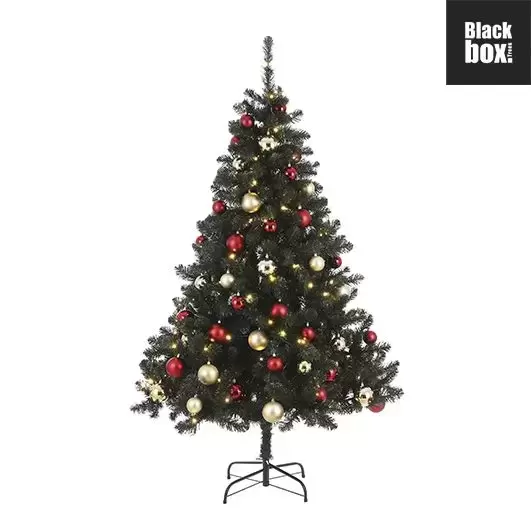 Black Box Trees Kunstkerstboom Finn 185 cm 48 Kerstballen 140 lampjes 
