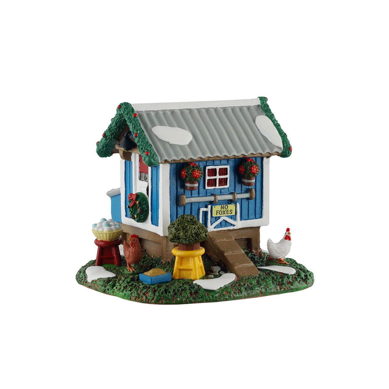 Lemax Kerstdorpminiatuur Backyard Chicken Coop 11x12x10 cm - 