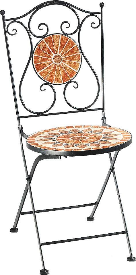 Locker Klapstoel Metalen klapstoel, mozaïek, niet vorstbestendig