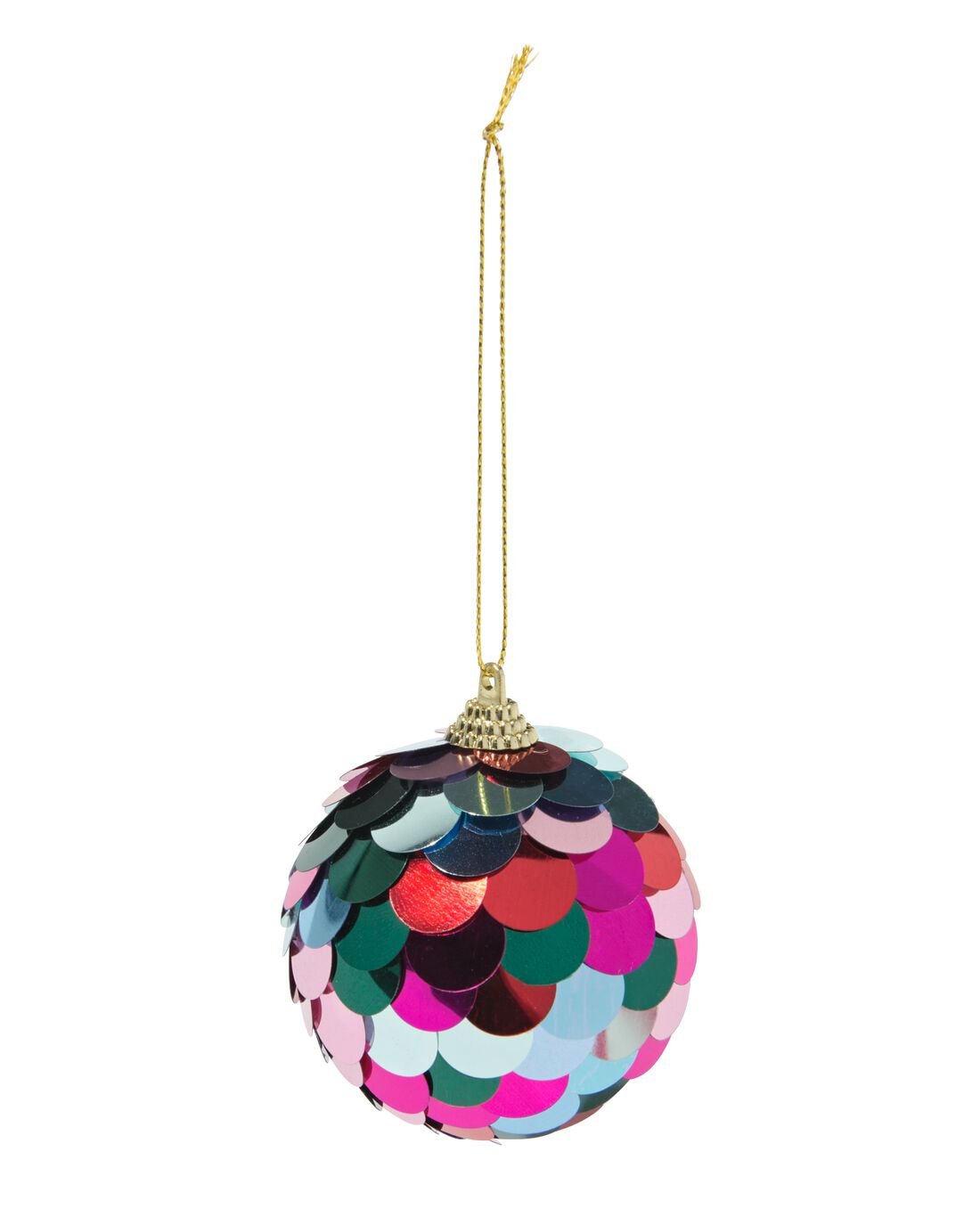 HEMA Kerstbal Multi Pailletten (multi)