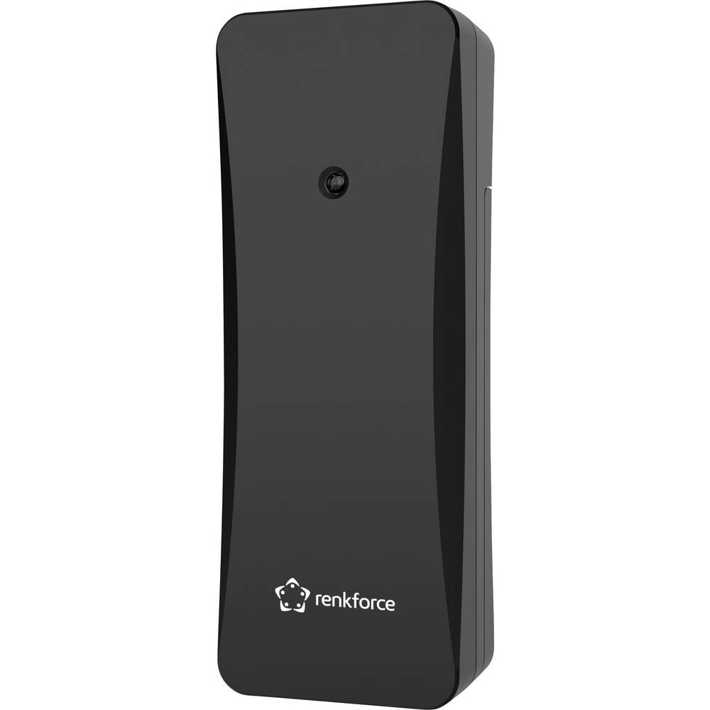 Renkforce RF-6736478 RF-E0666-BK Thermo- en hygrosensor Draadloos 433 MHz Zwart