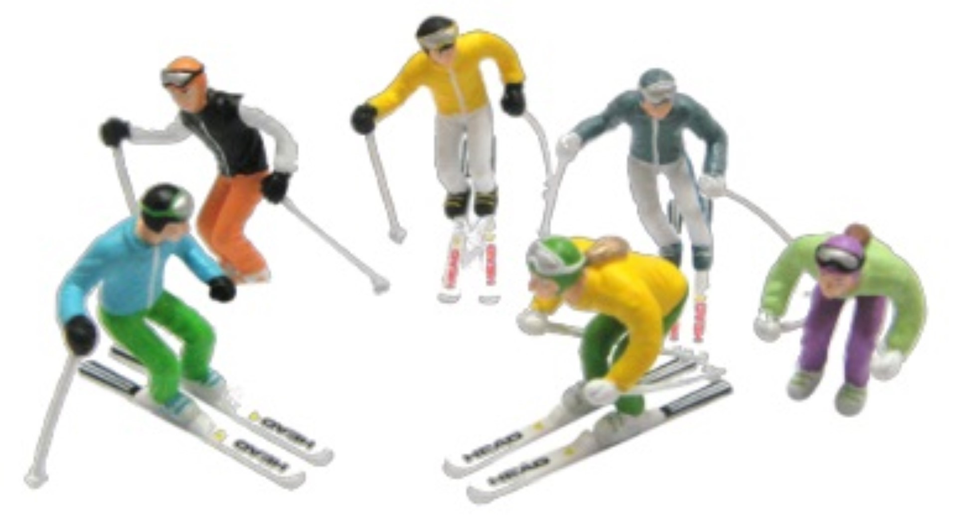 Jaegerndorfer Figuren staand ski's 6 stuks - 