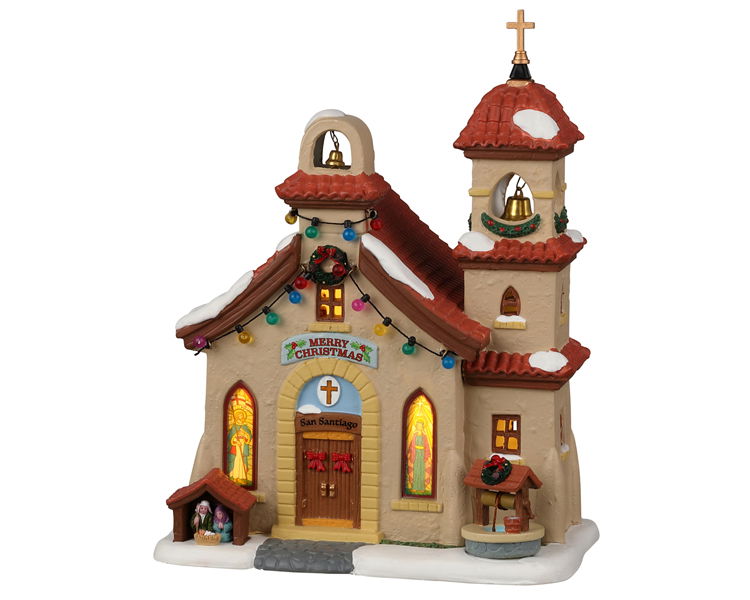 Lemax San Santiago Parish B/O Led Kerst - 