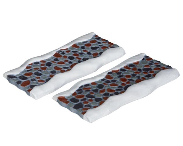 Lemax 2pc stone road straight - 