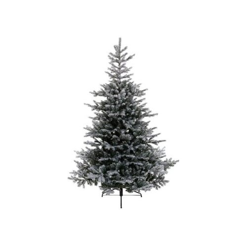Everlands Kunstkerstboom besneeuwd Grandis Fir met scharnieren H150 cm D90 cm - 