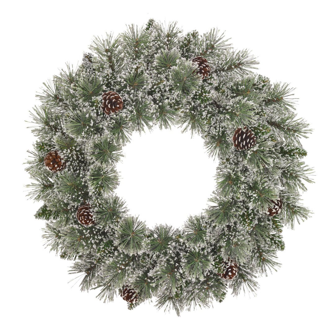 Black box Vandans krans groen frosted TIPS 100 d60cm - 