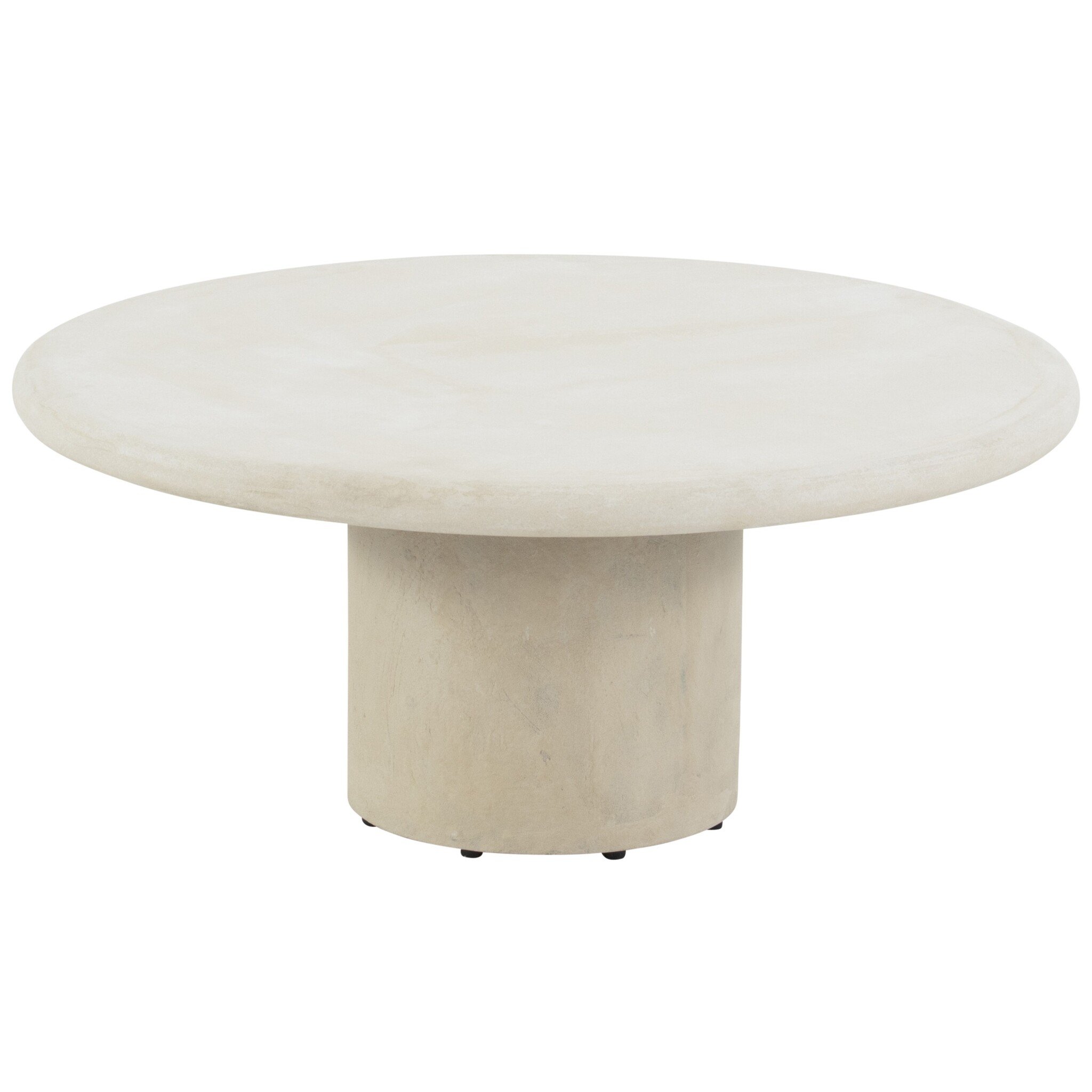 4 Seasons Outdoor Hampton lounge tuintafel rond mortex beige 80xH35 cm 