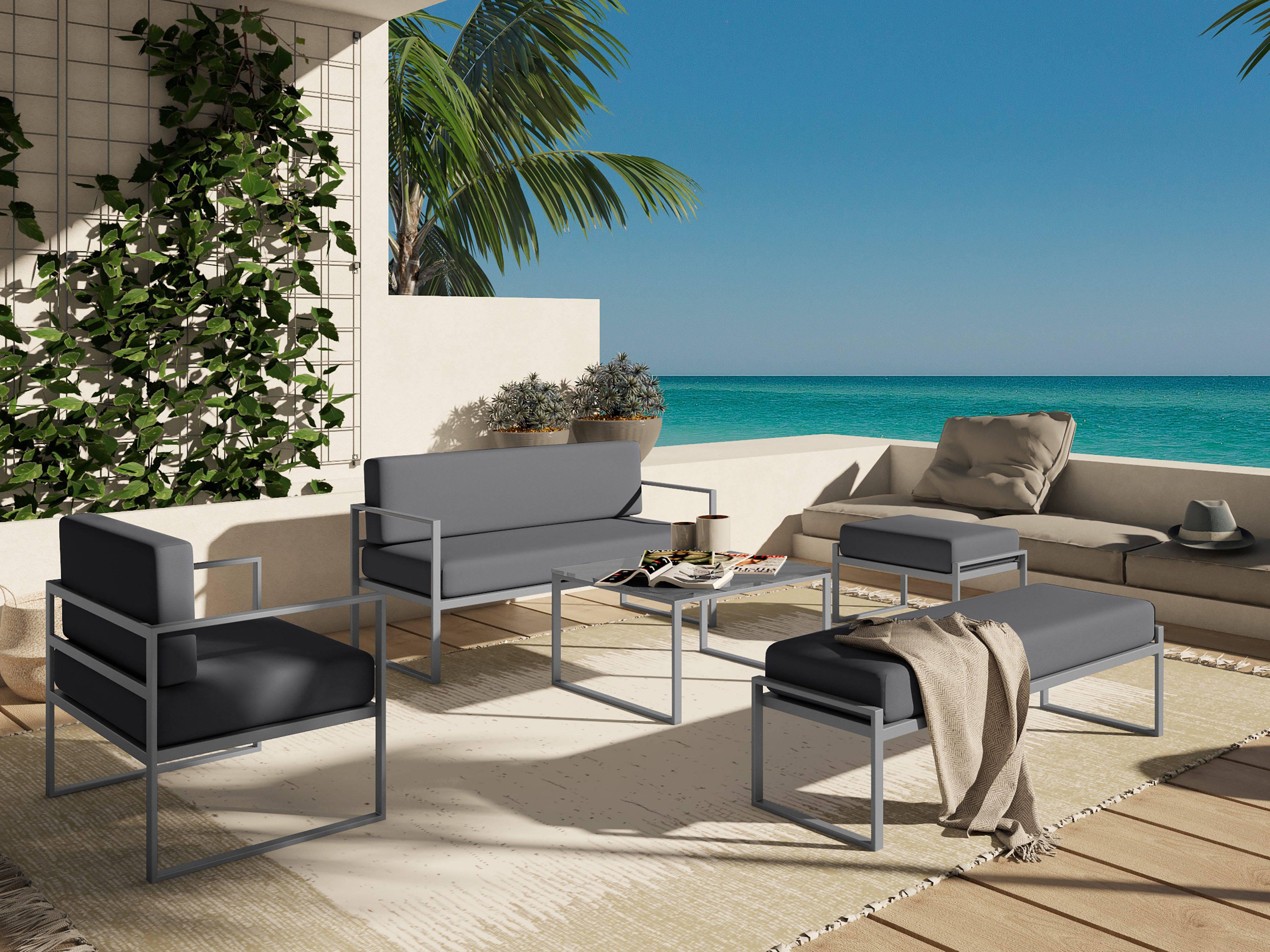 Calme Jardin Loungeset 4 Nicea | 