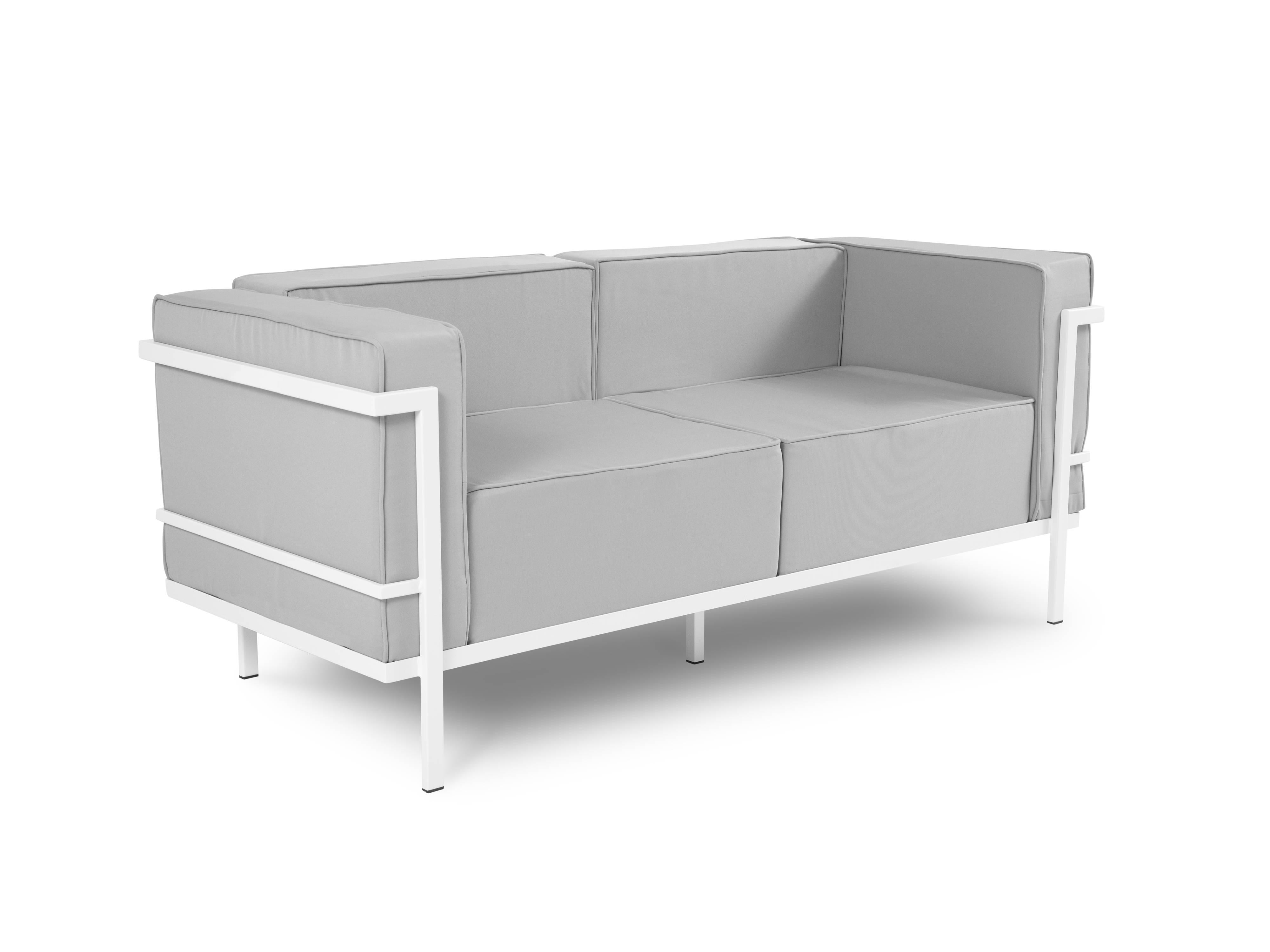 Calme Jardin Outdoor 2-zitsbank Cannes White | 