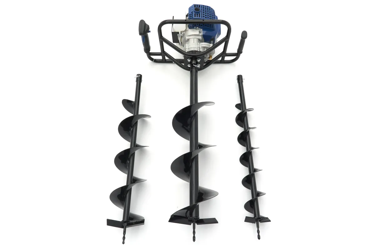 HBM Grondboor met benzine motor 51,2 cc