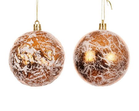 Decoris Kerstbal pp d8 cm brons a2  -