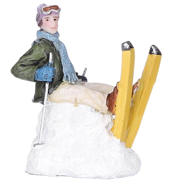Luville Kerst kersthuisje chilling skier  -