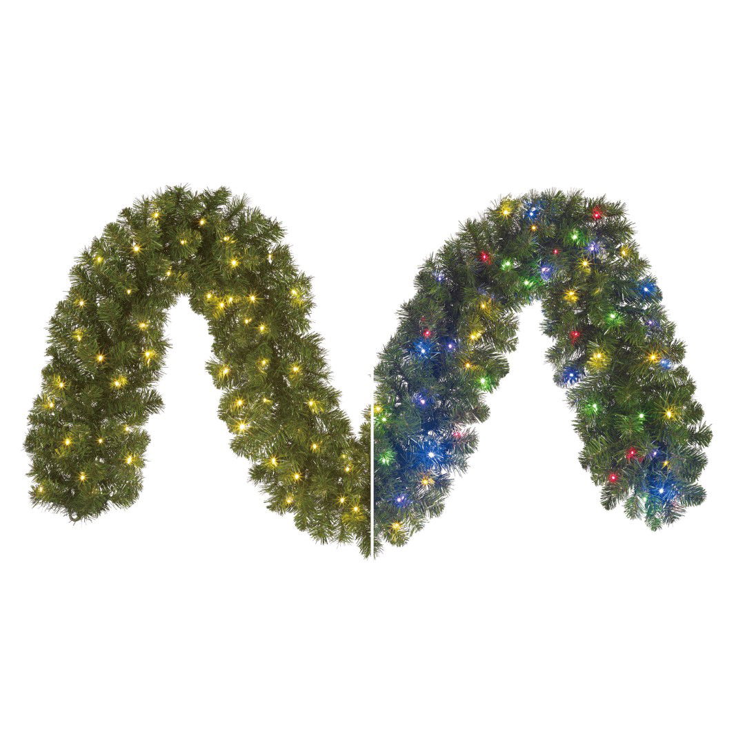 Black box Limber slinger led outdoor groen warm wit multicolour 100L TIPS 220 en timer & dimmer afstandsbediening l275xd15 cm  - 