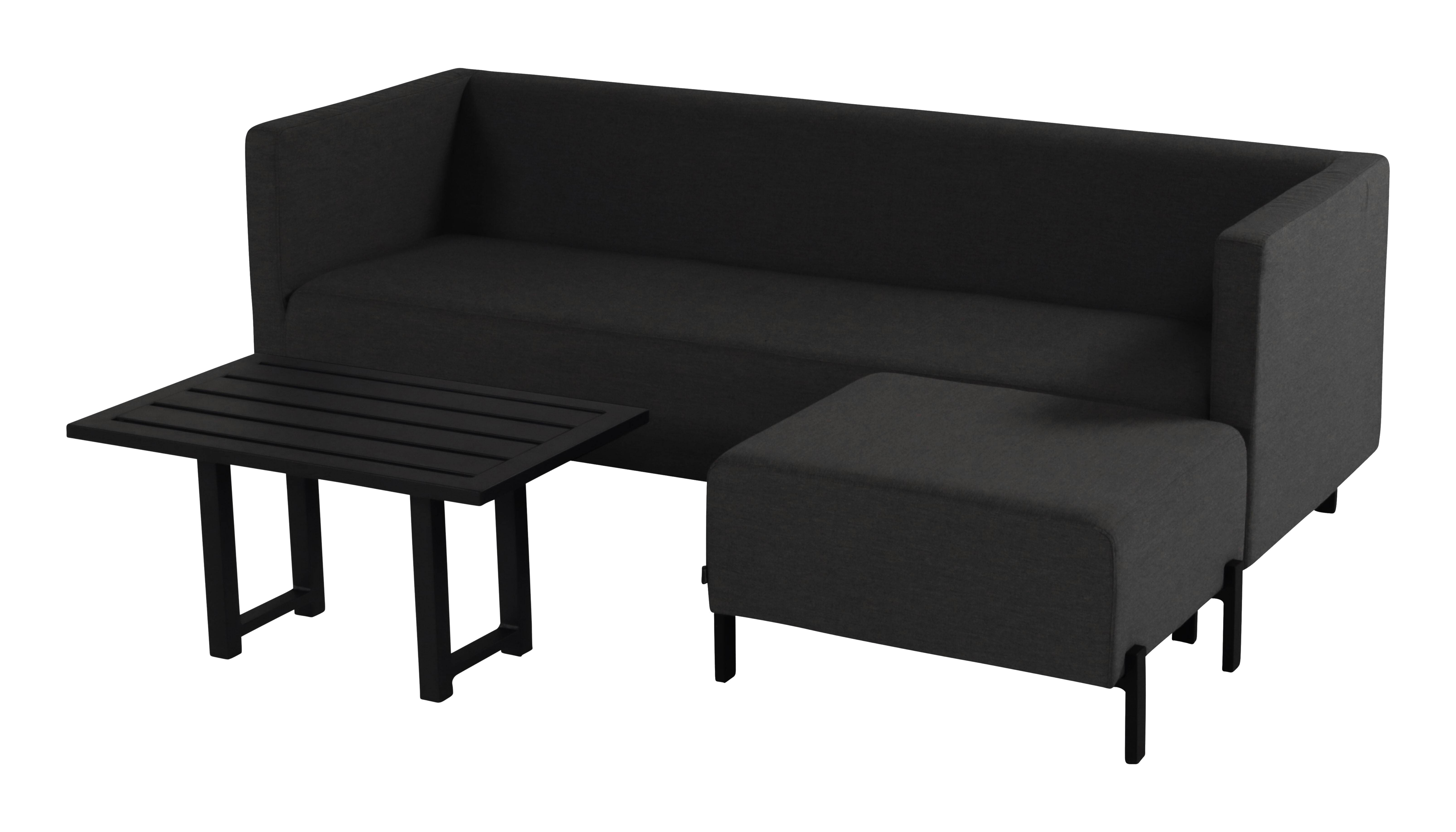Hartman Loungeset Dion All Weather - Zwart