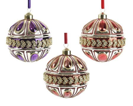 Decoris Kerstbal glas d10 cm a3  - 