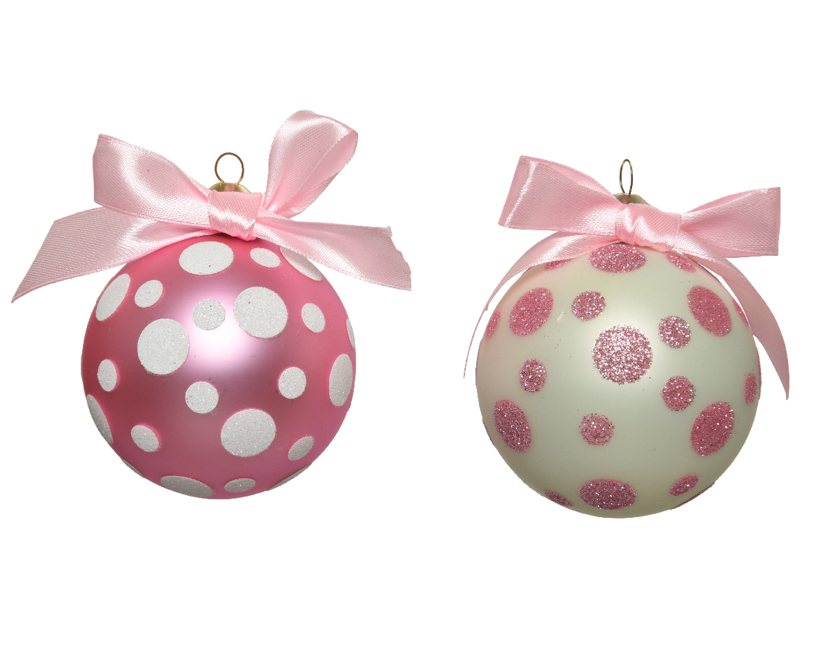 Ksd Kerstbal glas d8 cm a2 II  - 