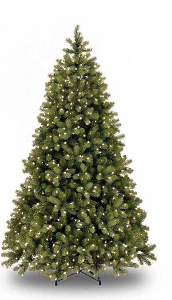 National tree company Poly Bayberry Spruce kunstkerstboom Hinged 198 cm met 500 LED Power Connect  - 