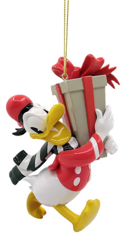 Disney PVC 3D Donald vintage sjaal 10 cm ornament  - 