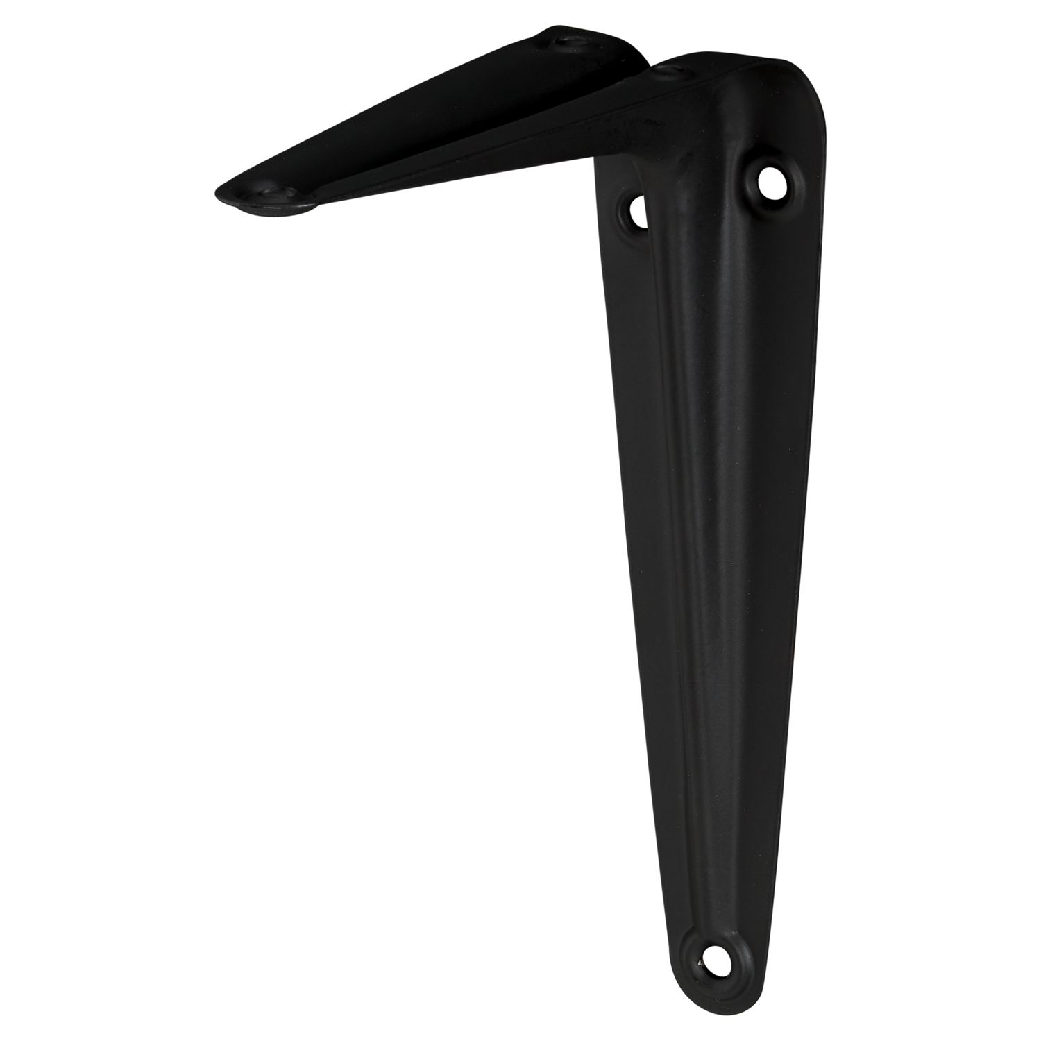 Praxis Plankdrager Model 6 Mat Zwart 10x7,5cm