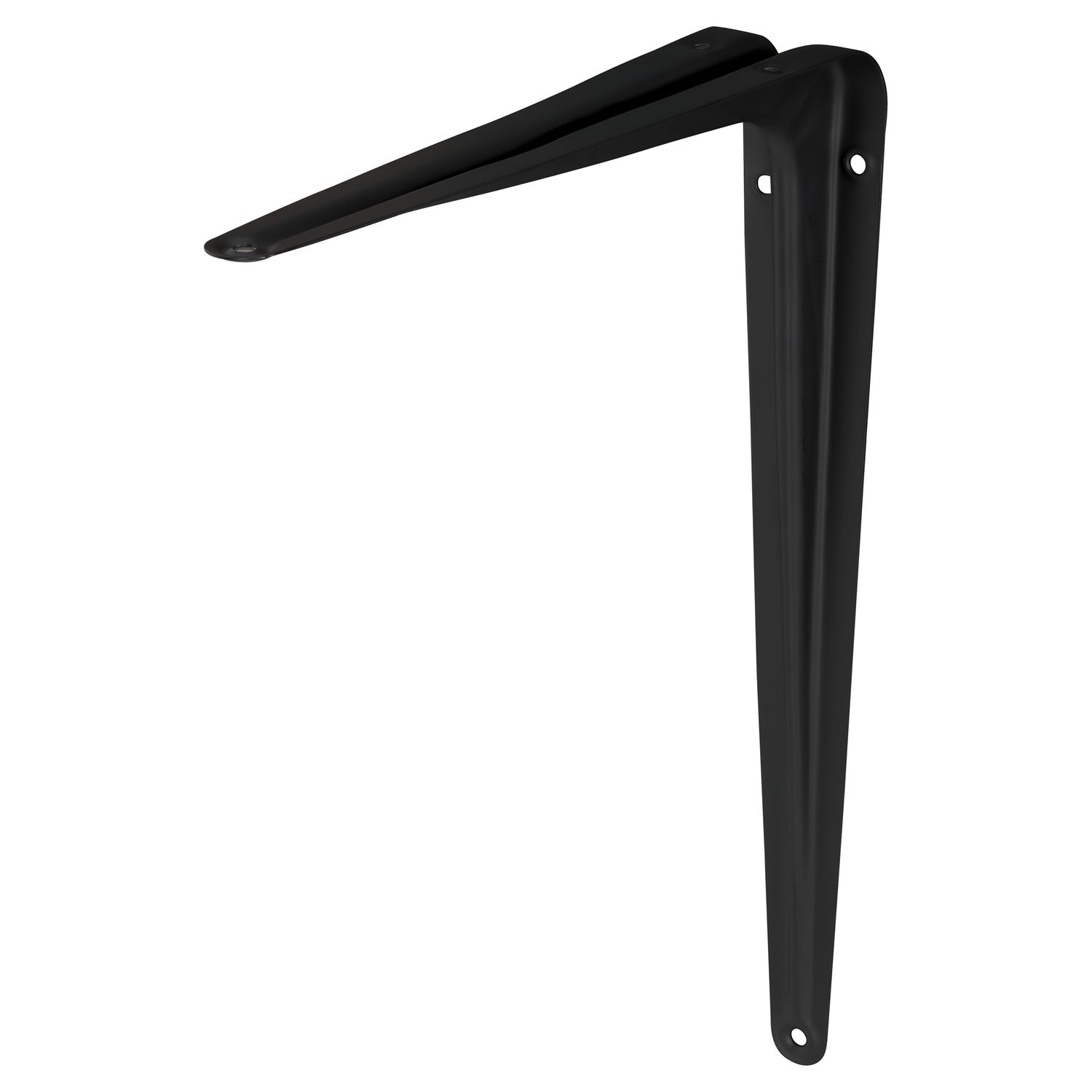 Praxis Plankdrager Model 6 Mat Zwart 30x25cm