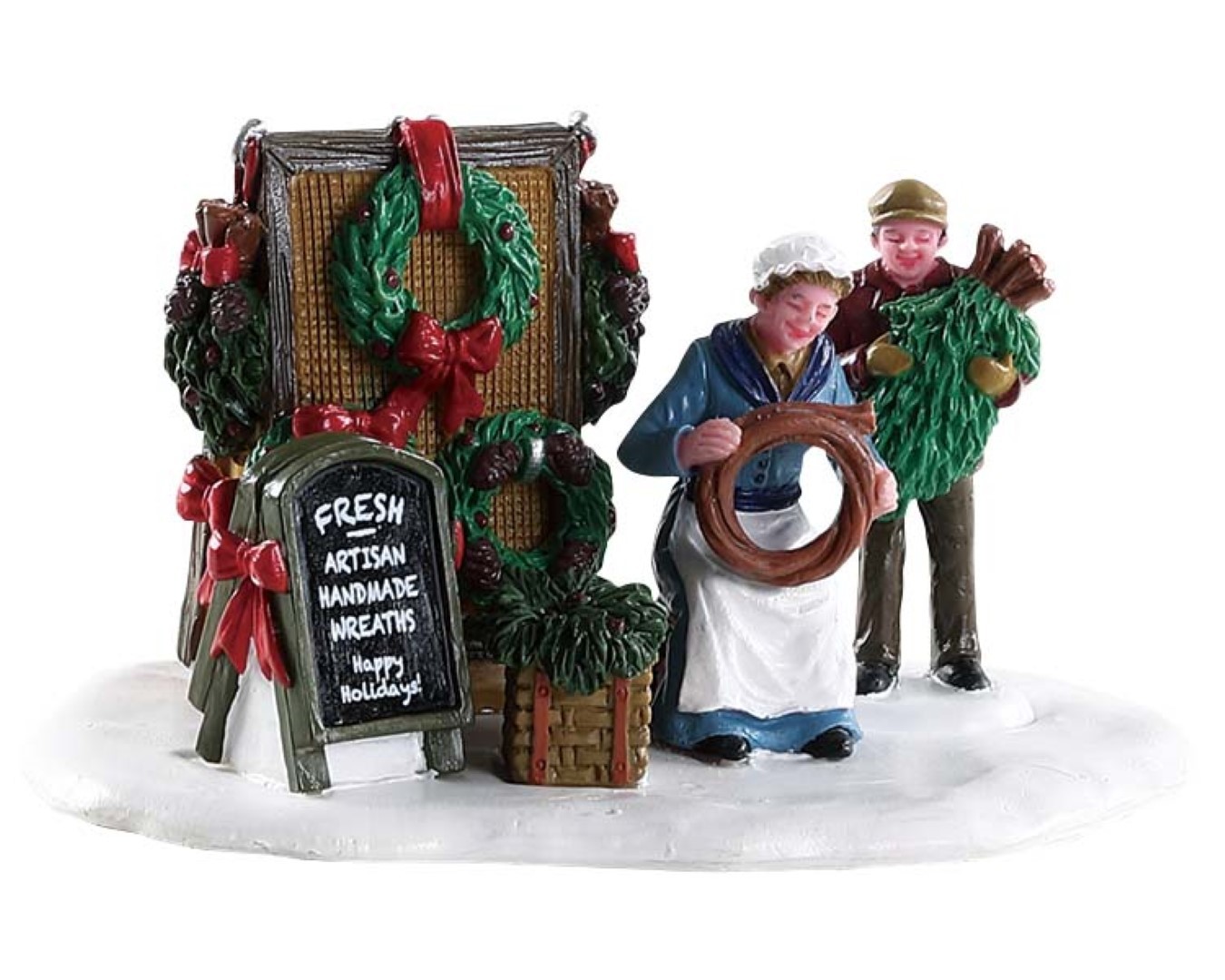 Lemax Kerstfiguur Handmade wreaths  - 