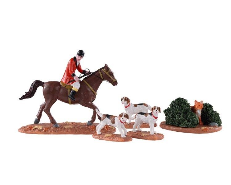 Lemax Fox hunt set of 5 kerstfiguur  - 