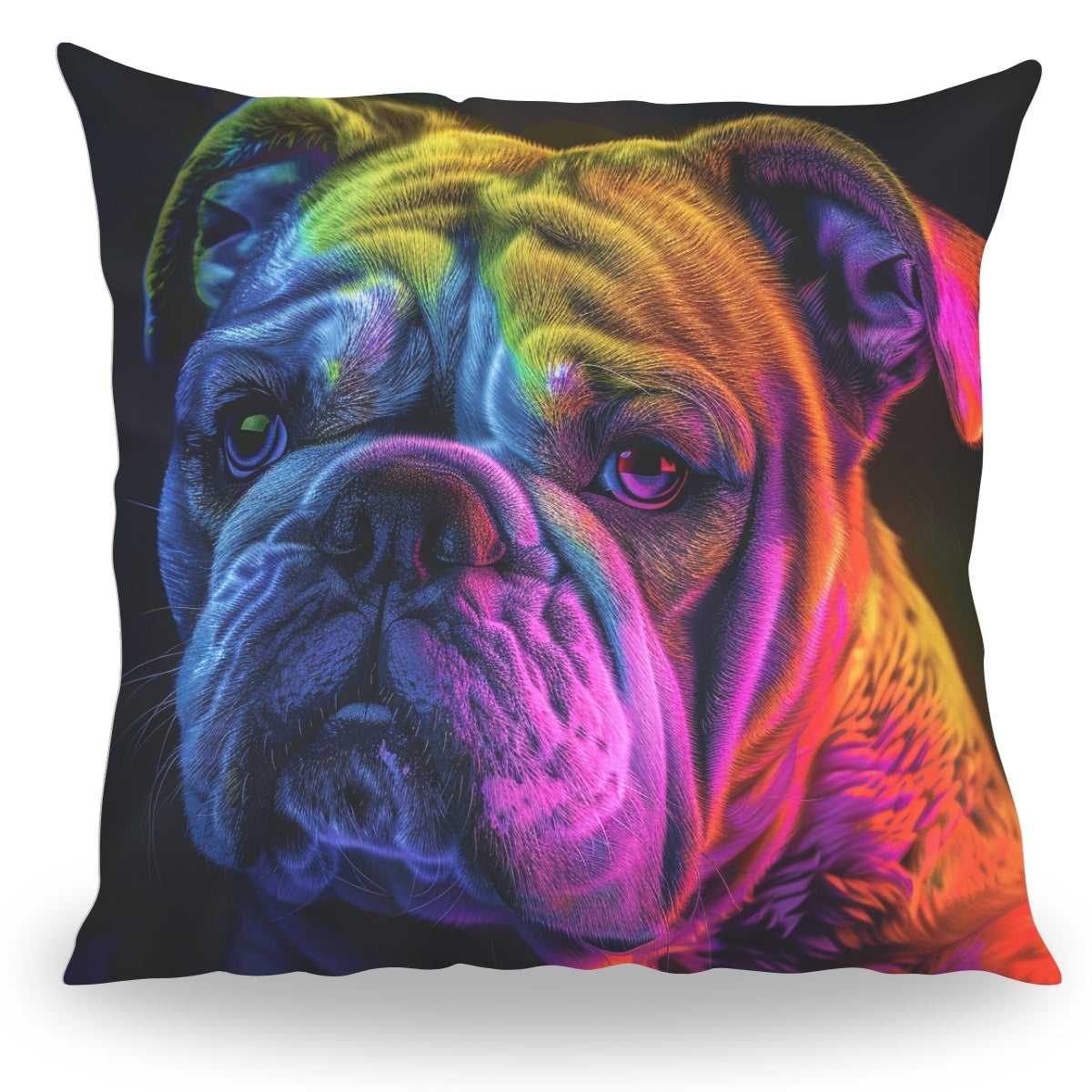 Pillowbuddies Kussen - Huisdier Portret - Engelse Bulldog 1 Color - Pillow Buddies