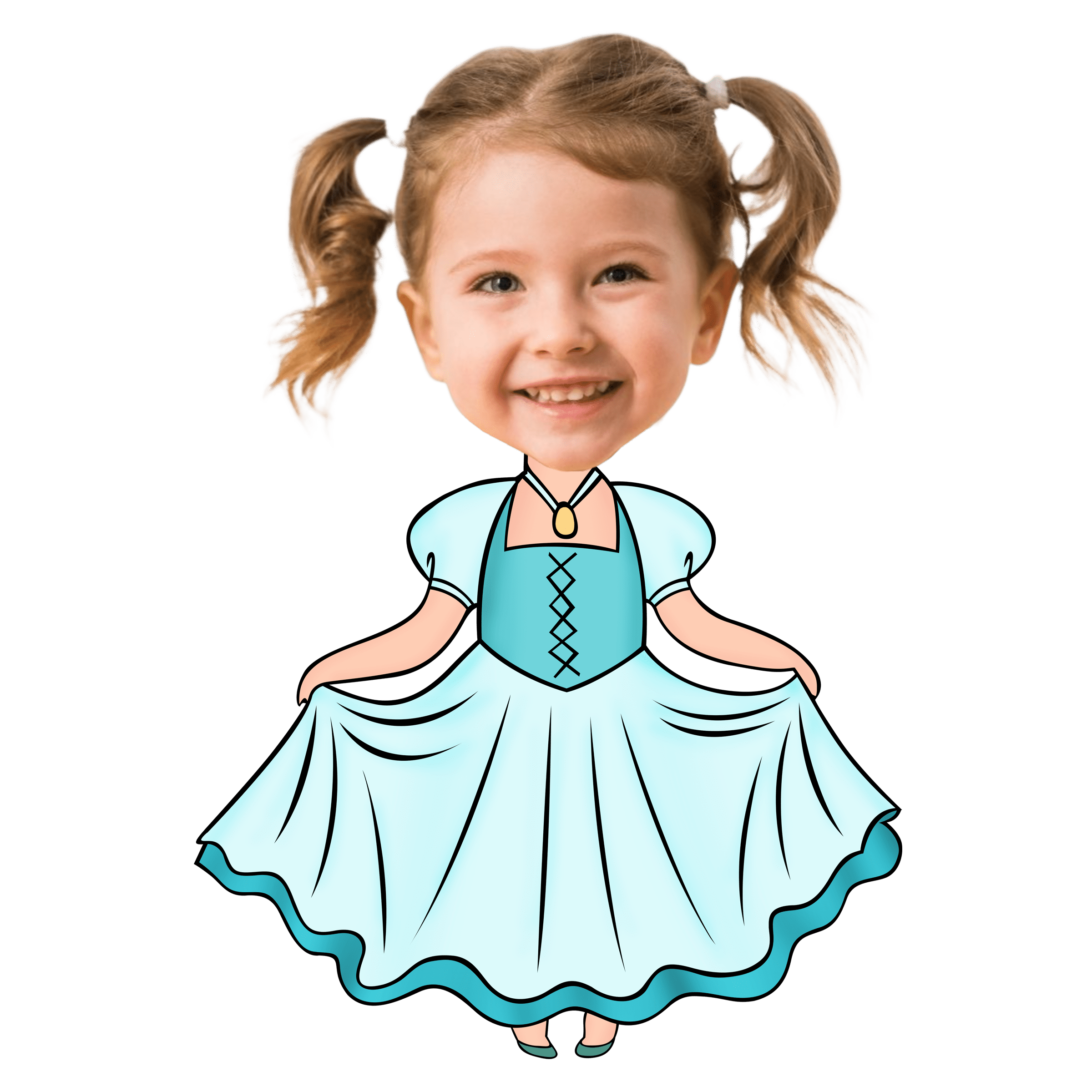 Pillowbuddies Cartoon kussen - Prinses - Pillow Buddies