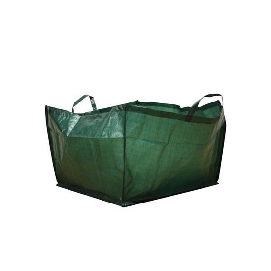 Merkloos Opvouwbare tuinafvalzak - groen - 190 liter liter - 69 x cm - tuinopruimer - tuin afvalzak -